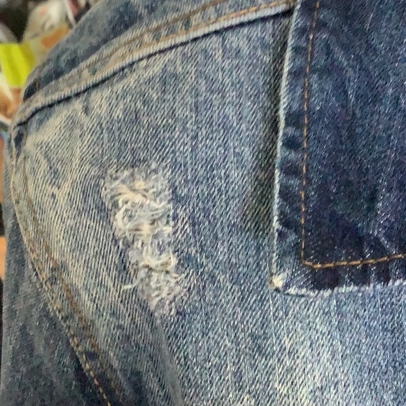 Distressed Denim Jacket - Picture 2 of 7